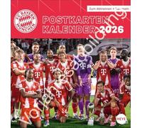 FC Bayern München Postkartenkalender 2027: Monats-Tischkalender zum Aufstellen oder Aufhängen mit den Stars des FC Bayern. Ein kleiner Foto-Kalender mit Postkarten zum Versenden an Fans.