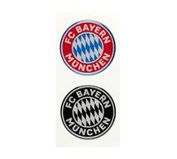 FC Bayern München Set di 2 adesivi unisex 3D
