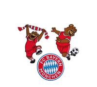 FC Bayern München Set di 3 toppe rosse