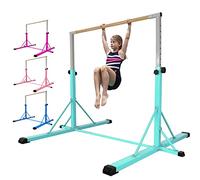 FC FUNCHEER Barra da ginnastica, 1,5 m, barra orizzontale regolabile, per bambini dai 5 ai 20 anni, da 89,9 cm a 149,9 cm, 114,3 cm a 180,3 cm, limite di peso 226,8 kg, attrezzatura da palestra