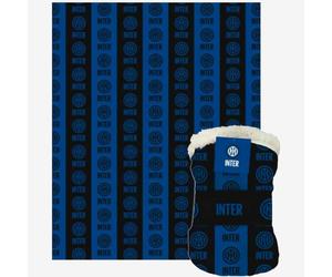 FC INTER PLAID AGNELLATO 130 X 160 - PRODOTTO UFFICIALE