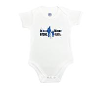 FC Internazionale Milano S.p.A. Inter Il Body per Neonati di Padre in Figlio Ottimo Regalo per la Festa del papà - Taglie dai 3 Mesi ai 24 Mesi, in 100% Cotone, Prodotto Ufficiale