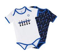 FC Internazionale Milano S.p.A. Inter Il Body per Neonati di Padre in Figlio Ottimo Regalo per la Festa del papà - Taglie dai 3 Mesi ai 24 Mesi, in 100% Cotone, Prodotto Ufficiale