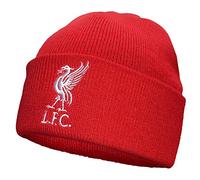 FC Liverpool - Berretto Bronx ufficiale fatto a maglia, motivo Liverbird, ideale come regalo, Rosso, taglia unica