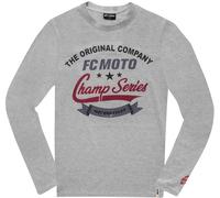 FC-Moto Champ Series Camicia Longsleeve, grigio, taglia L per maschi