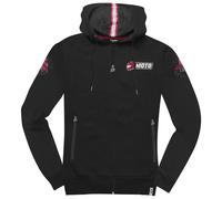 FC-Moto Effortless Felpa con cappuccio da donna, nero-rosso, taglia XS per donne
