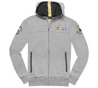 FC-Moto Effortless Felpa con cappuccio zip, grigio, taglia S per maschi