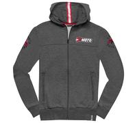 FC-Moto Effortless Felpa con cappuccio zip, grigio, taglia S per maschi
