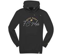 FC-Moto FCM-Sign-D Felpa con cappuccio lunga da donna, nero, taglia XS per donne