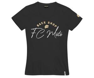 FC-Moto FCM-Sign-T T-shirt da donna, nero, taglia M per donne