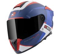 FC-Moto Hawk EVO-X Casco, nero-bianco-rosso-blu, taglia S per donne