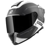 FC-Moto Hawk EVO-X Casco, nero-grigio-bianco, taglia S per maschi