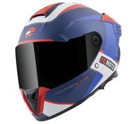 FC-Moto Hawk EVO-X Casco, nero opaco/rosso/blu/bianco, XS