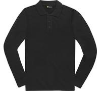 FC-Moto Long Run Polo Longsleeve Camicia, nero, taglia S per maschi