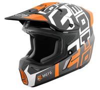 FC-Moto Merkur Flex Casco Motocross, nero-bianco-rosso, taglia 2XL per maschi