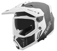 FC-Moto Merkur Pro Air Casco Enduro, nero-bianco, taglia XS per maschi