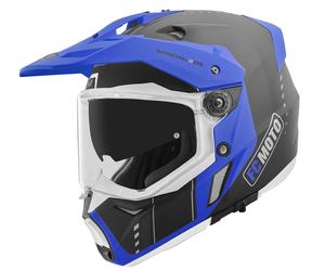 FC-Moto Merkur Pro Air Casco Enduro, nero-blu, taglia M per maschi