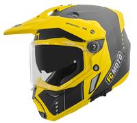 FC-Moto Merkur Pro Air Casco Enduro, nero-giallo, taglia XS per maschi