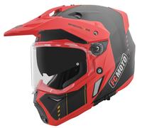 FC-Moto Merkur Pro Air Casco Enduro, nero-rosso, taglia S per maschi