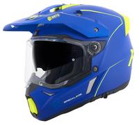 FC-Moto Merkur Pro Straight Casco Enduro, blu, taglia S per maschi