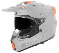 FC-Moto Merkur Pro Straight Casco Enduro, grigio, taglia S per maschi