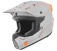 FC-Moto Merkur Straight Casco Motocross, grigio-arancione, taglia L per maschi
