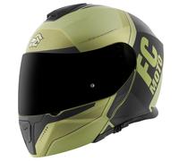 FC-Moto Novo Circuit Casco, nero-verde, taglia S per maschi