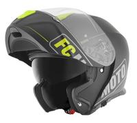 FC-Moto Novo Straight Casco, nero/giallo, S (55/56)