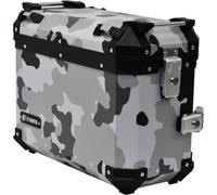 FC-Moto Terreno EVO Camo 28 L Alu Valigia laterale, nero-grigio-bianco, taglia 28