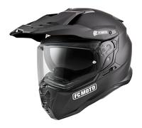 FC-Moto XP-22S Casco Enduro, nero opaco, L (59/60)