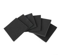 FC8140, FC8142, FC8144, FC8148 Set di filtri di ricambio in spugna per aspirapolvere, 6 pezzi, nero