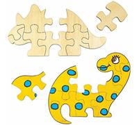 FC828 Baker Ross Puzzle in legno Dinosauro - Set di 5, Giochi per bambini