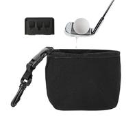 FcaecY Borsa per la pulizia di mazze da golf e palline da golf, borsa impermeabile per mazze da golf, borsa portatile per la pulizia delle mazze da golf, con spazzola per mazze da golf per golfisti