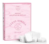FCaeon Asciugamani Compressi Grandi, Asciugamano Usa e Getta per Il Viso, Panno Facciale Spesso Compressed Towels Mini Fazzoletto di Cotone per Pelle Sensibile,Viaggi,Salone di Bellezza(Rosa 20 Unité)