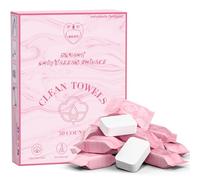 FCaeon Asciugamano Compresso Usa e Getta Addensare Grande, Compressed Towel, Morbido Panno per Il Viso,Riutilizzabile Velina di Cotone Portatile per Viaggi,Campeggio,Salone di Bellezza(Rosa 50 Unità)