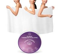 FCaeon Compresse Asciugamani Grande, Asciugamani da Bagno Usa e Getta per i Viaggi, 140cm x 70cm Asciugamano da Bagno da Viaggio per il Corpo Hotel Campeggio Escursionismo Spiaggia Nuoto[1 Pack Viola]