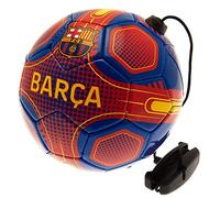 FCB Hy-Pro - Allenatore di abilità con licenza ufficiale FC Barcelona, taglia 2, aiuto per allenamento da solista, nero e bianco, taglia unica, unisex per bambini e adulti, ottima idea regalo per