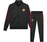 FCB Tuta da Allenamento FC Barcelona Nera per Bambini - Taglia 140/10 Anni - Tuta da Allenamento Barca Nera per Bambini - Prodotto Ufficiale