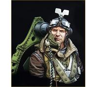 FCBEL 1/10 modello di busto in resina del pilota dell'aeronautica della seconda guerra mondiale, kit in miniatura pressofuso non assemblato e non verniciato/K8124A