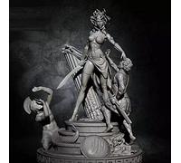 FCBEL H85mm Kit Miniatura Antica dea Greca della Guerra e schiavo Modello pressofuso in Resina, Kit Modello Personaggio Non assemblato e Non Verniciato-S8545R