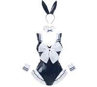 FCCAM Bunny Costume da donna Bunny Girl Cosplay marinaio Bunny Girl Cospaly Bunny Girl Senpai Cosplay Bunny Suit con orecchie, L