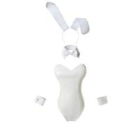 FCCAM Costume da Bunny da donna Sakurajima Mai Cosplay Costume Anime Senpai Bunny Suit con orecchie bianco L