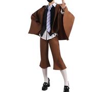 FCCAM Edogawa Rampo Cosplay Bungo Stray Dogs Cosplay Anime Cosplay Costume da Detective Costume Edogawa Rampo, M