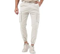 Fccrian Pantaloni cargo larghi da uomo, militari, da combattimento, pantaloni da lavoro, atletica, viaggi, sport, allenamento, escursionismo, da uomo, per palestra, motociclisti, corsa, tuta da uomo
