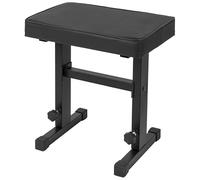 FCCTAOYDV Sgabello Regolabile per Pianoforte, 4 Altezze, 43x30,5 cm, Nero