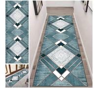 Fcenghox Tappeto Passatoia Corridoio Lungo 60 x 90 cm Tappetino da Bagno Assorbente Lavabile Antiscivolo, Tappeto Runner Ingresso, Tappeto Runner Corridoio per Ufficio Entrata Casa Cucina