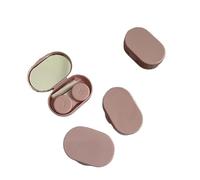 FCfpxwtz Astuccio da viaggio per lenti a contatto, Kit custodia for lenti a contatto, portatile con specchio, multicolore(Pink)