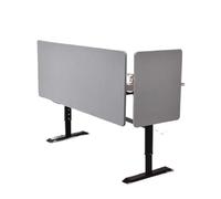 FCfpxwtz Paravento in Feltro per scrivania, Pannelli divisori da scrivania Portatili in Confezione 2 for cubicoli Ufficio, pareti Anteriori e Laterali, Dimensioni Multiple(100+60CM/39.4+23.6IN)