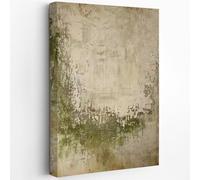 Fchen art Dipinto a mano Organico Texture Wall Art Beige & Verde Grande Wabi Sabi Pittura Astratta su Tela Zen Neutro Decor Moderna Terra Tonalità Opera D'arte 80x120cm