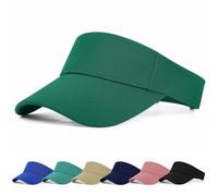 FCHUI Berretto da sole Cappello da baseball da donna a coda di cavallo per donne e signore fascia per il sudore regolabile per golf ciclismo pesca tennis corsa jogging visiera da uomo Verde M